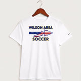 Wilson Area School Soccer Soccer - White Nike Youth Swoosh Sleeve rLegend Tee NKDX8787