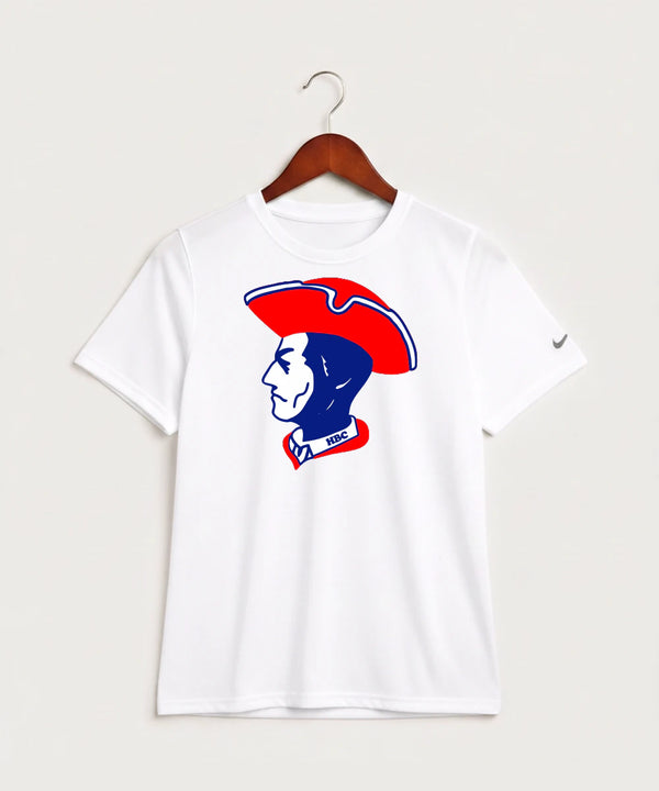 Hills-Beaver Creek High School Volleyball (Girls) - White Nike Youth Swoosh Sleeve rLegend Tee NKDX8787