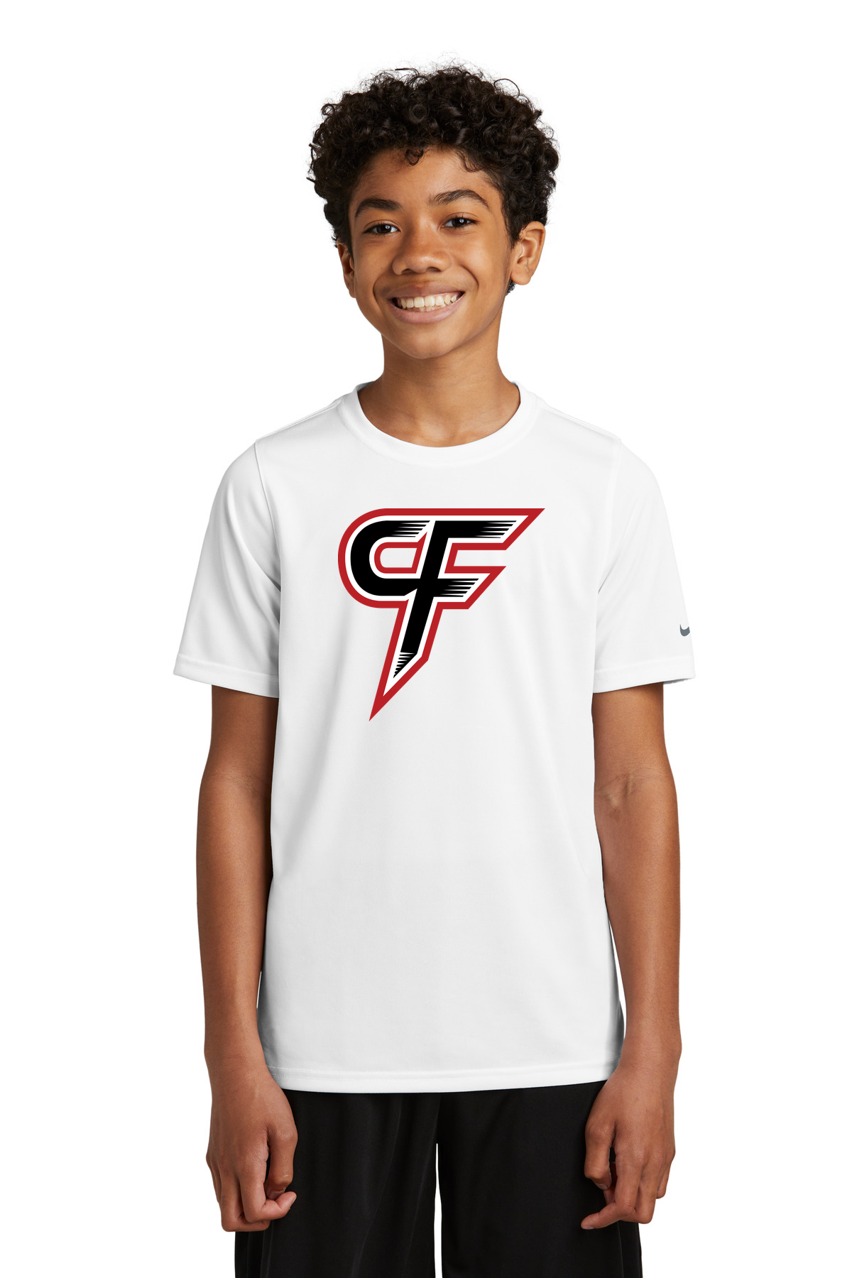 Cannon Falls Volleyball - White Nike Youth Swoosh Sleeve rLegend Tee NKDX8787