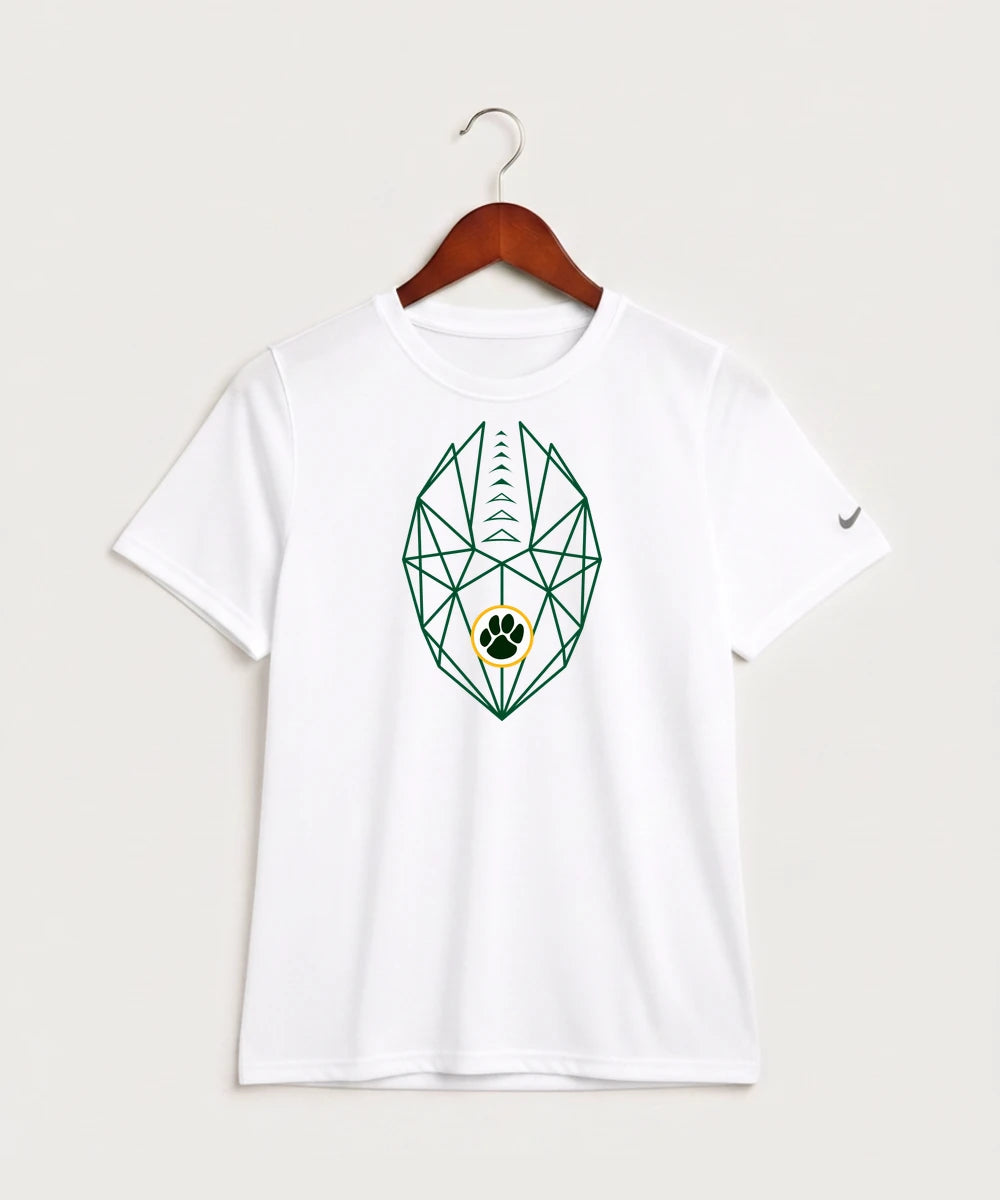 Ashwaubenon High School Football (Boys) (Sandbox) - White Nike Youth Swoosh Sleeve rLegend Tee NKDX8787