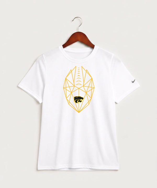 Le-Win Football - White Nike Youth Swoosh Sleeve rLegend Tee NKDX8787