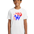 Waupaca High School football_boys - White Nike Youth Swoosh Sleeve rLegend Tee NKDX8787