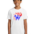 Waupaca High School football_boys - White Nike Youth Swoosh Sleeve rLegend Tee NKDX8787