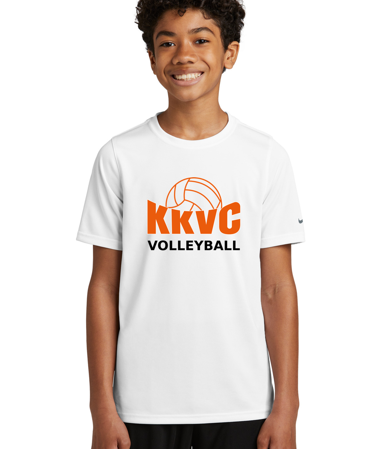 KVCC Volleyball - White Nike Youth Swoosh Sleeve rLegend Tee NKDX8787