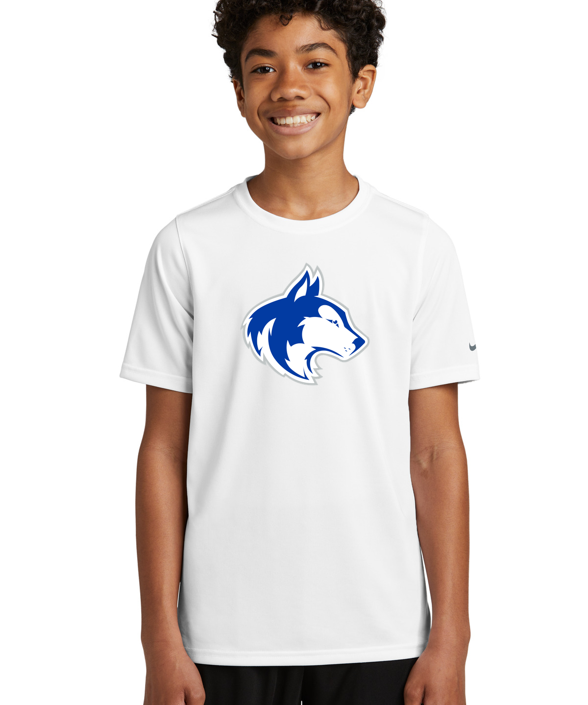 Owatonna Volleyball - White Nike Youth Swoosh Sleeve rLegend Tee NKDX8787