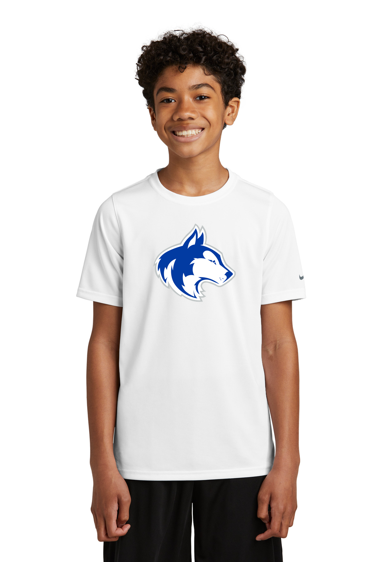 Owatonna Volleyball - White Nike Youth Swoosh Sleeve rLegend Tee NKDX8787