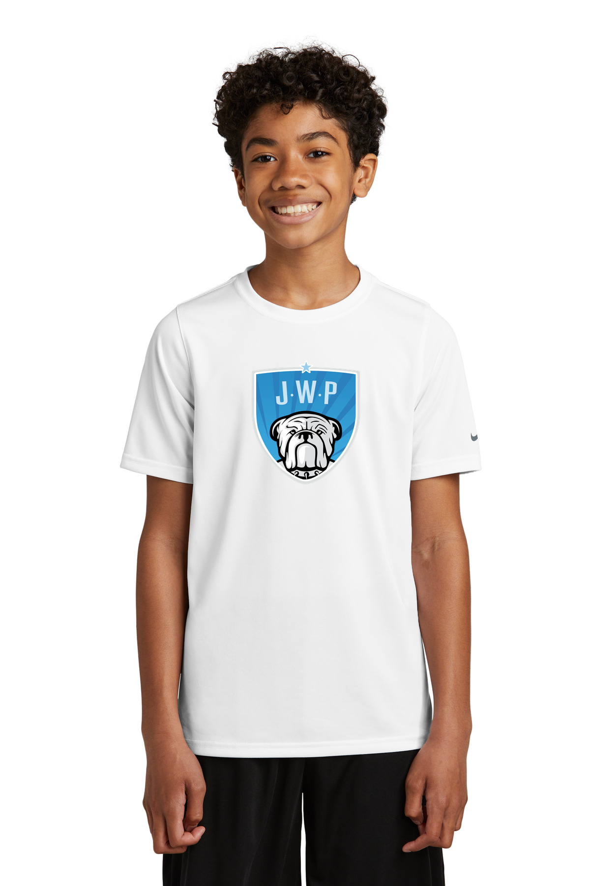 JWP Volleyball - White Nike Youth Swoosh Sleeve rLegend Tee NKDX8787