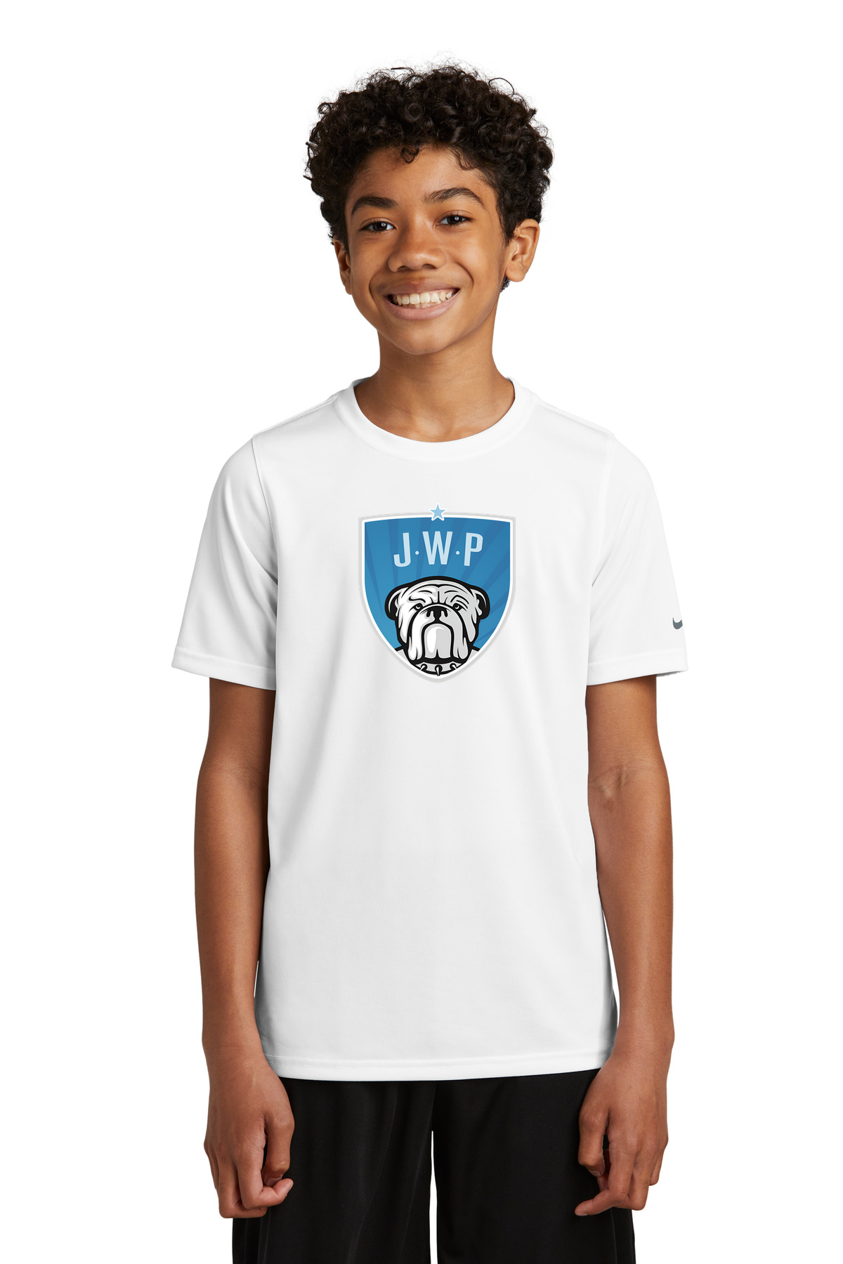 JWP Football - White Nike Youth Swoosh Sleeve rLegend Tee NKDX8787