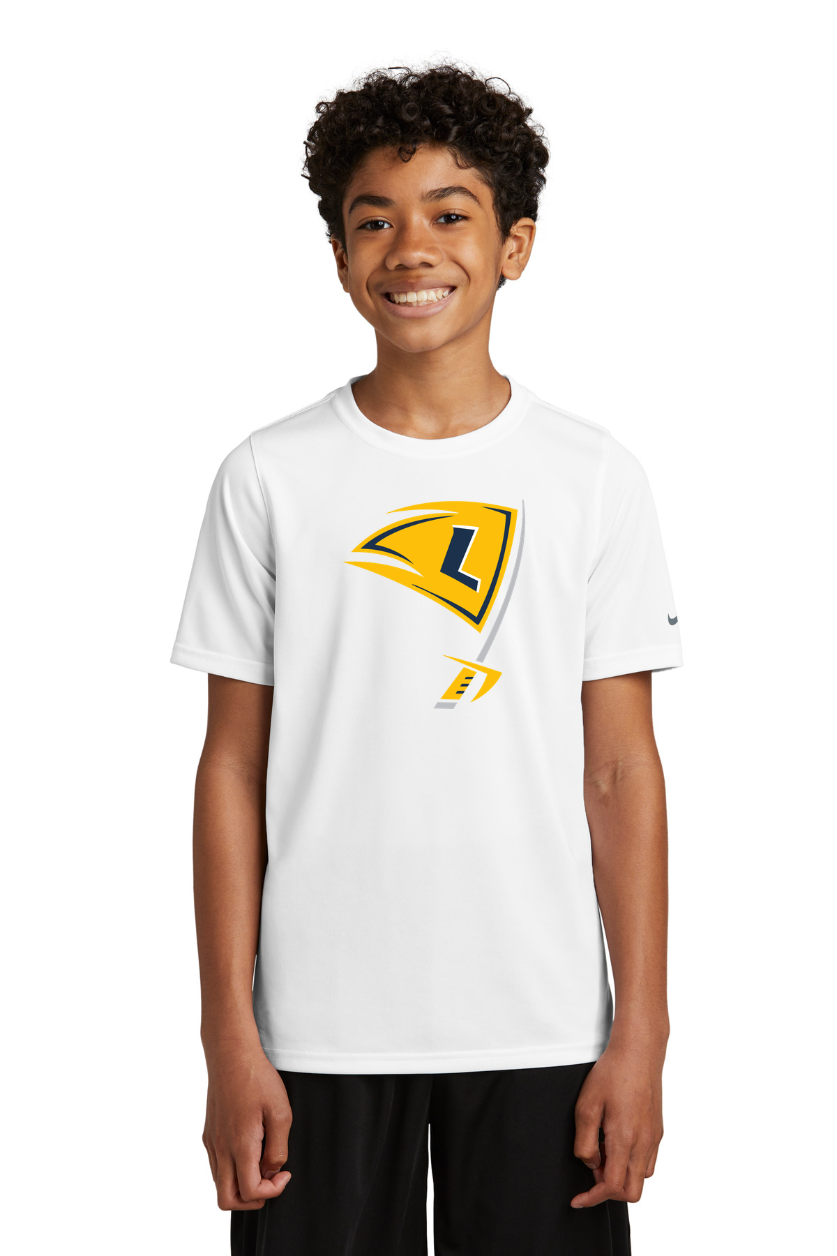 Howard Lake-Waverly-Winsted Football - White Nike Youth Swoosh Sleeve rLegend Tee NKDX8787