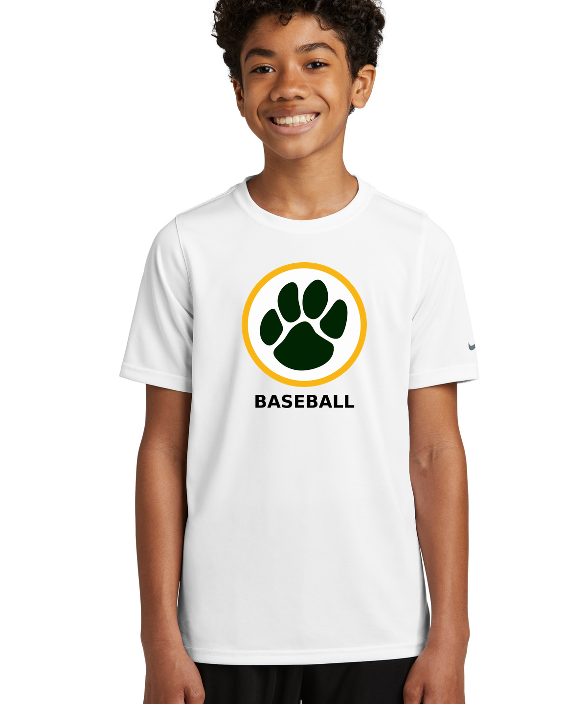 Ashwaubenon Baseball — final e2e test - White Nike Youth Swoosh Sleeve rLegend Tee NKDX8787