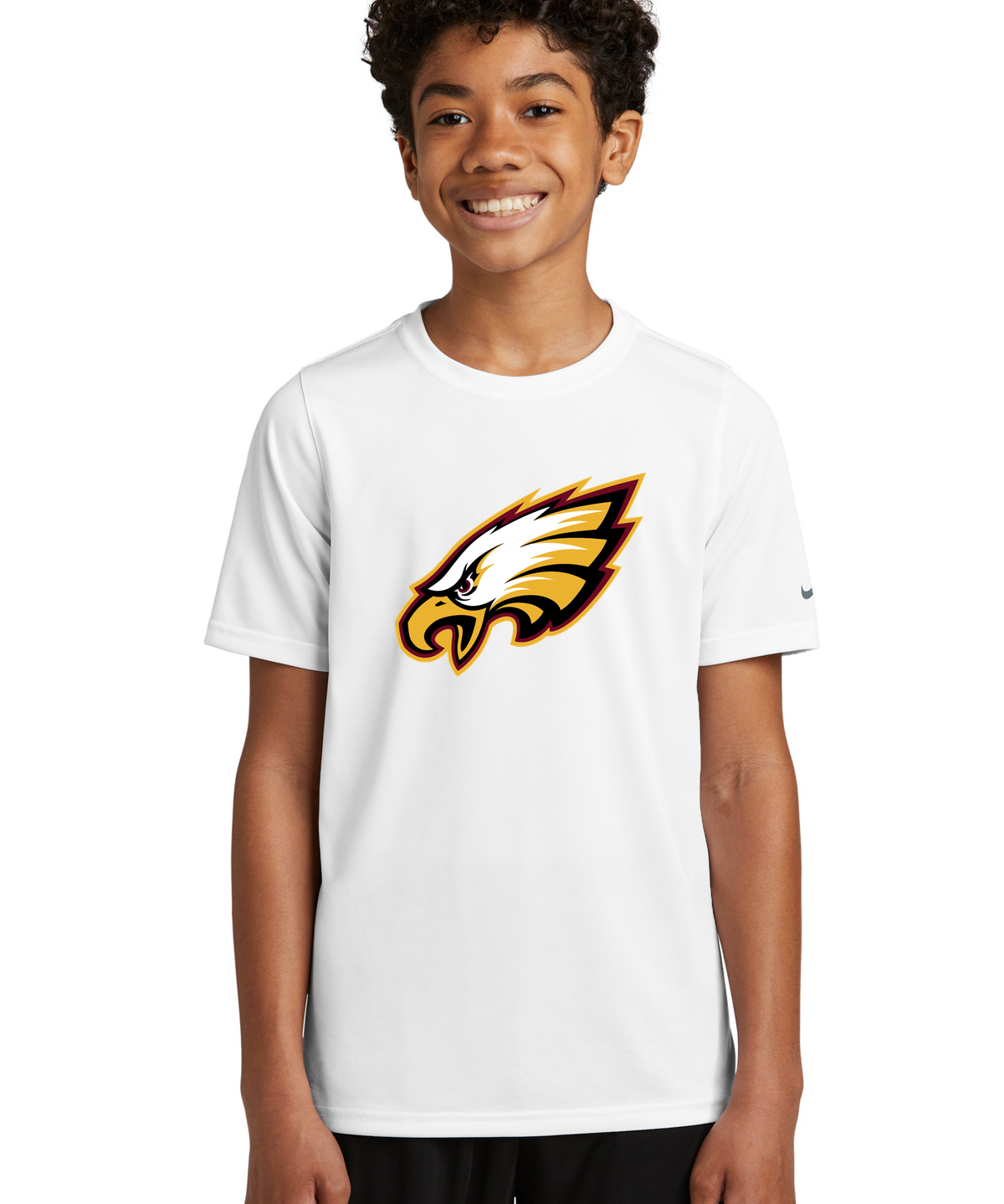 Dover-Eyota Football - White Nike Youth Swoosh Sleeve rLegend Tee NKDX8787
