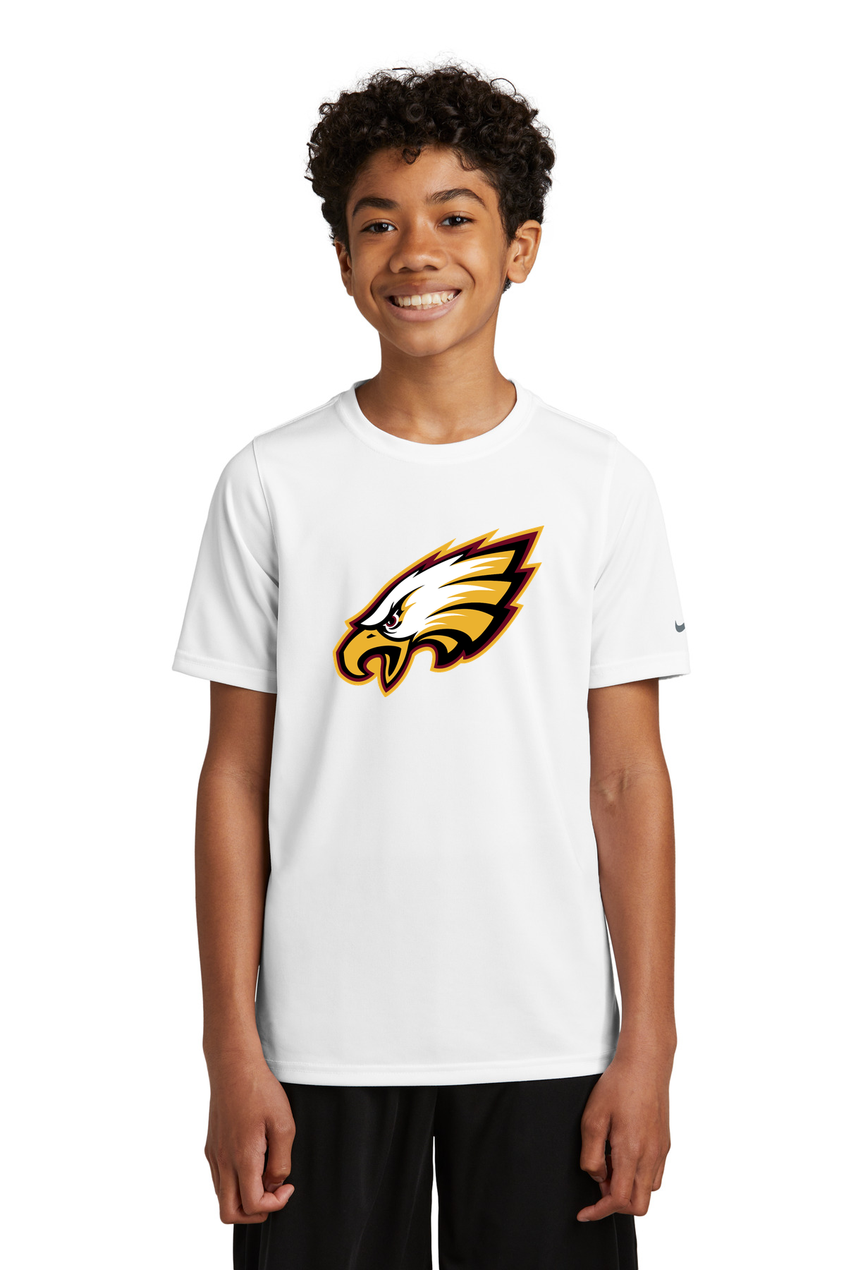 Dover-Eyota Football - White Nike Youth Swoosh Sleeve rLegend Tee NKDX8787