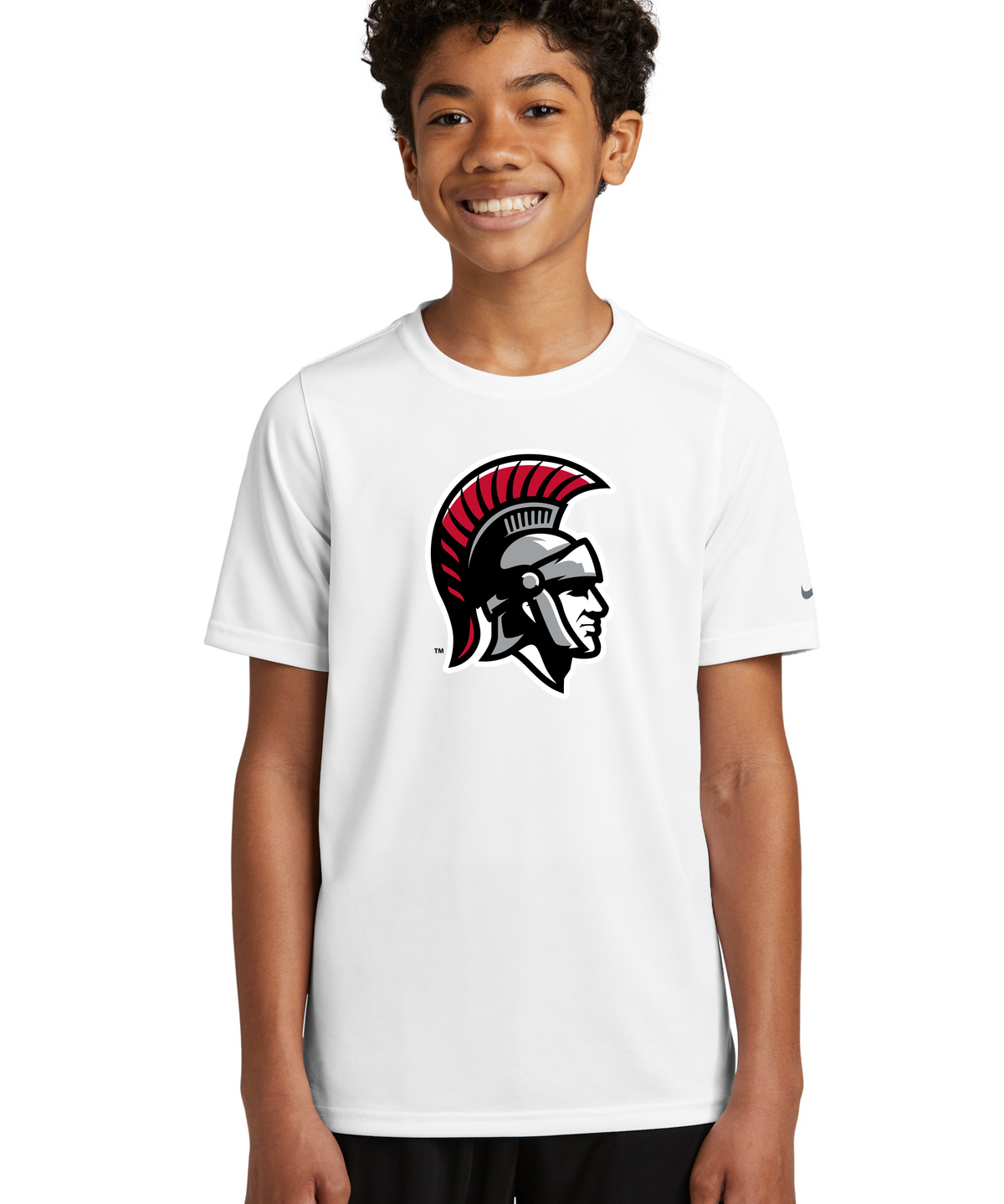 Worthington Football - White Nike Youth Swoosh Sleeve rLegend Tee NKDX8787