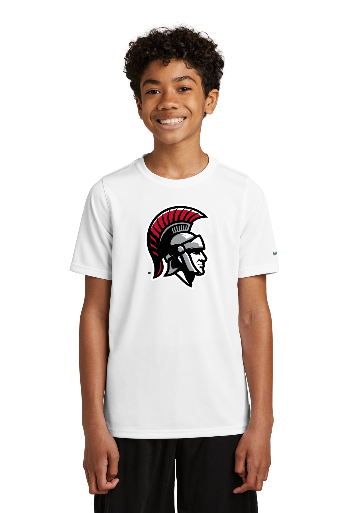 Worthington Football - White Nike Youth Swoosh Sleeve rLegend Tee NKDX8787