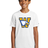 Windom Football - White Nike Youth Swoosh Sleeve rLegend Tee NKDX8787