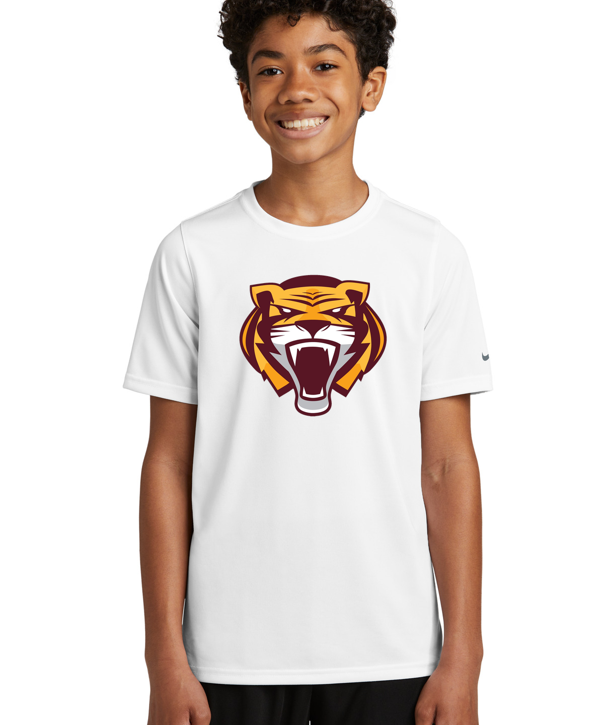 Stewartville Football - White Nike Youth Swoosh Sleeve rLegend Tee NKDX8787