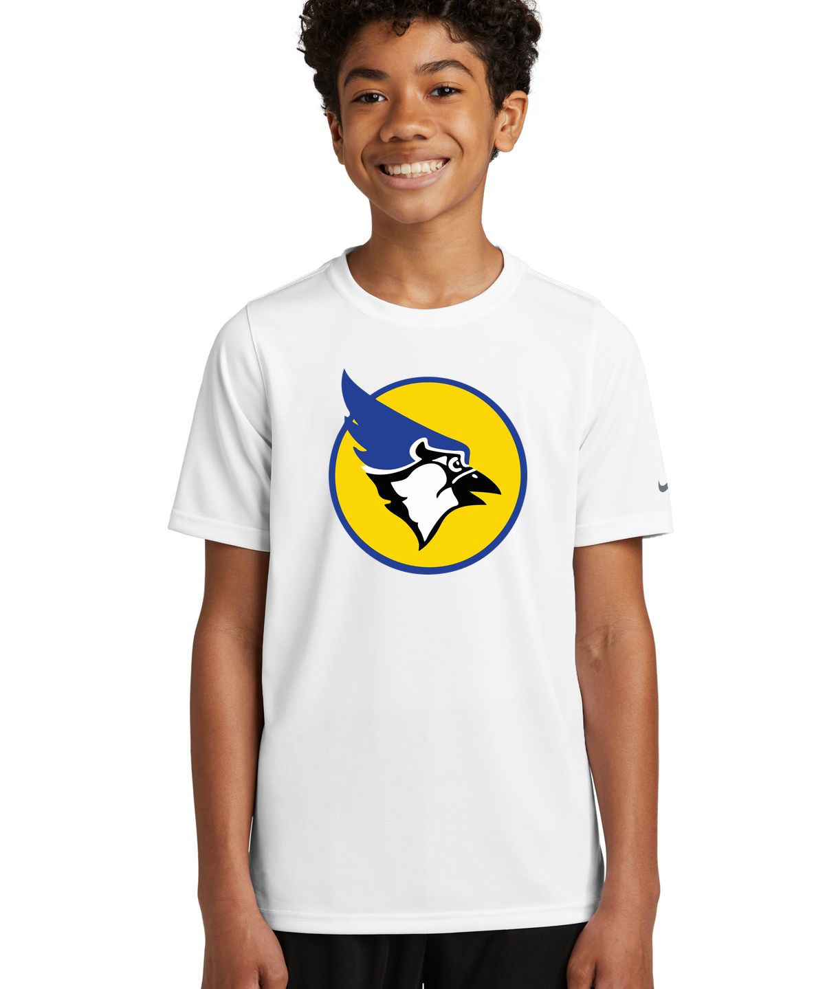 Waseca Football - White Nike Youth Swoosh Sleeve rLegend Tee NKDX8787