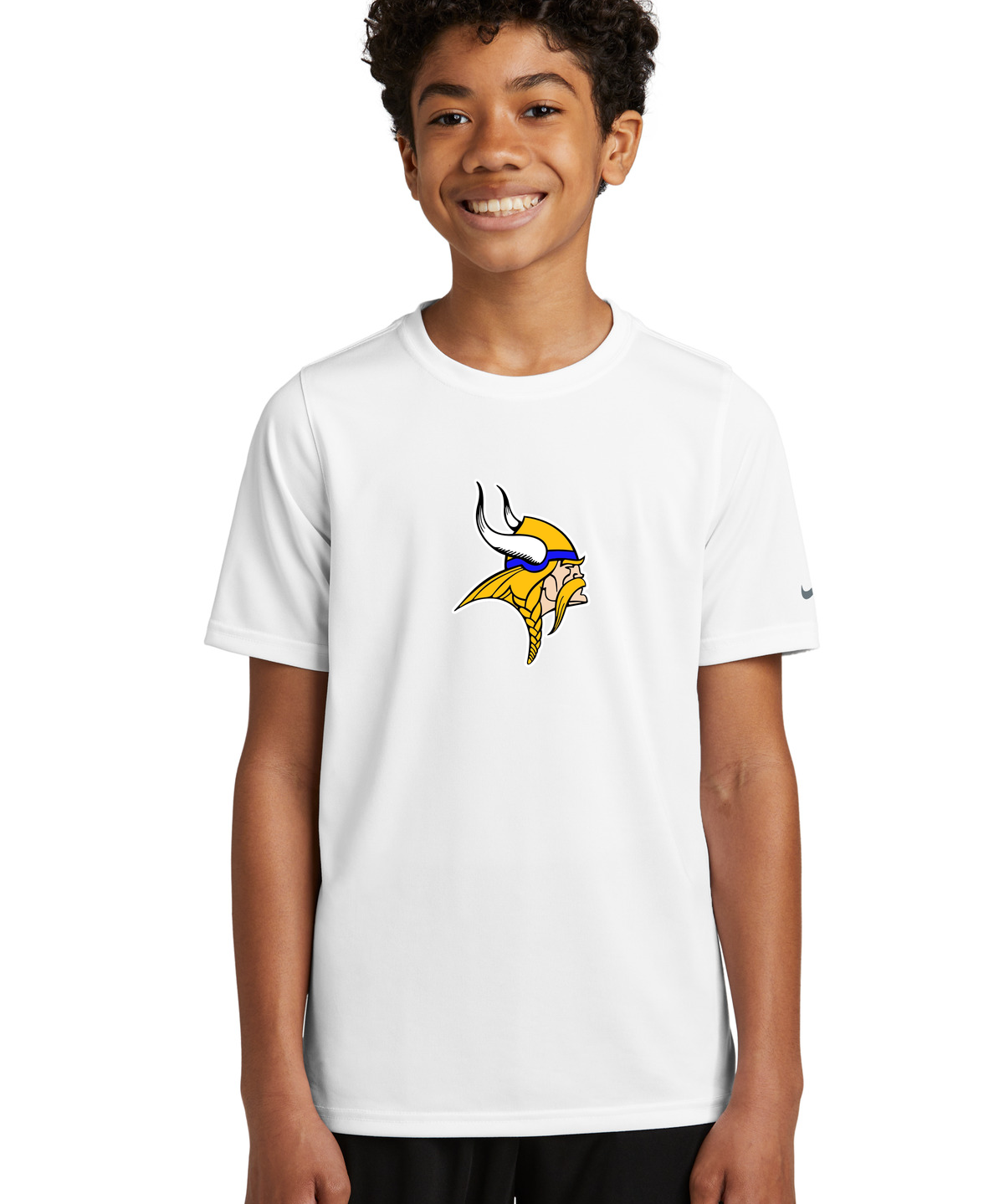 Hayfield Volleyball - White Nike Youth Swoosh Sleeve rLegend Tee NKDX8787