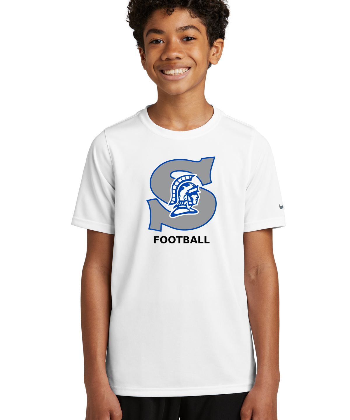 Southwest Football - White Nike Youth Swoosh Sleeve rLegend Tee NKDX8787