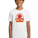 Corona Senior High School Cheer - White Nike Youth Swoosh Sleeve rLegend Tee NKDX8787