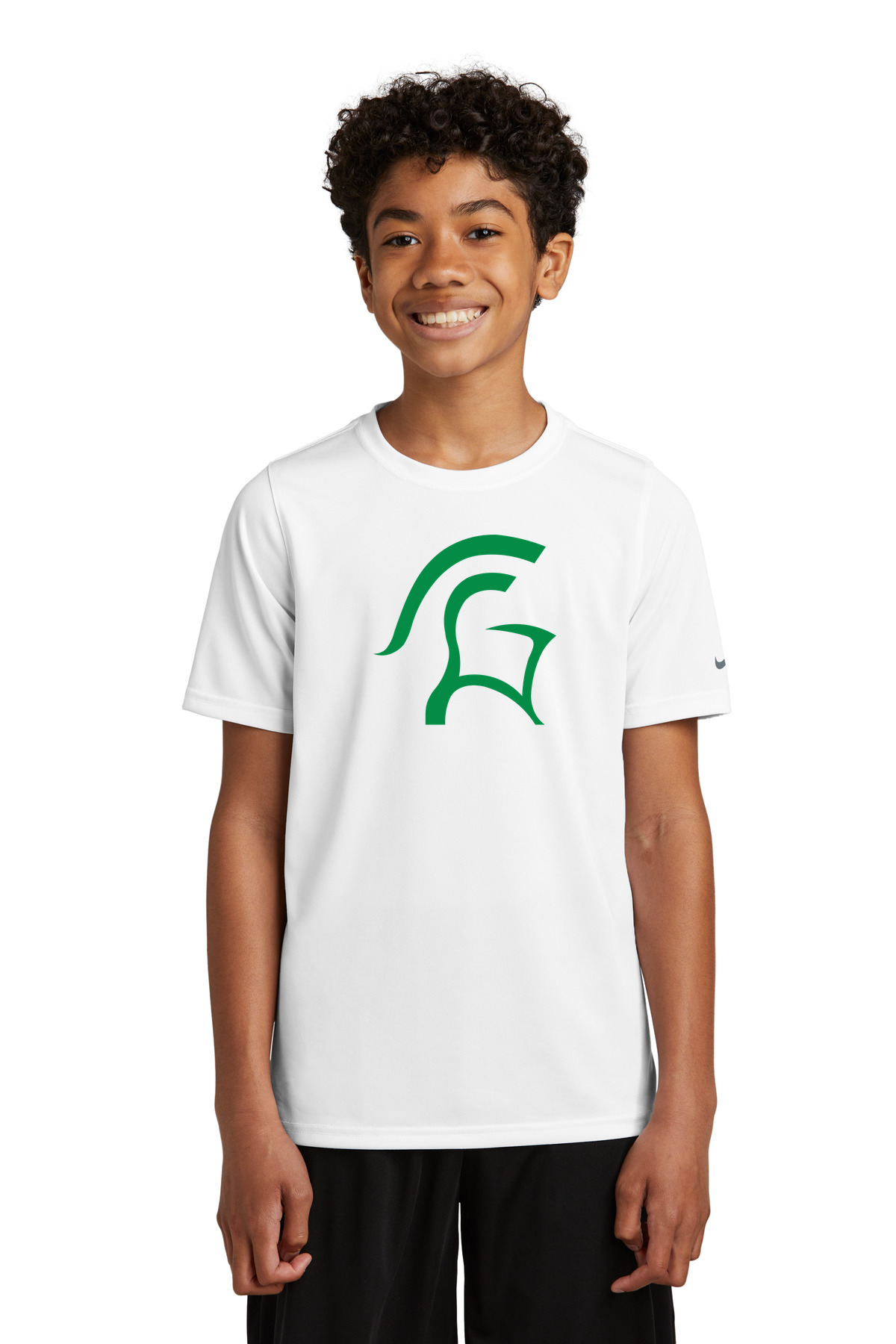 La Crescent-Hokah Football - White Nike Youth Swoosh Sleeve rLegend Tee NKDX8787