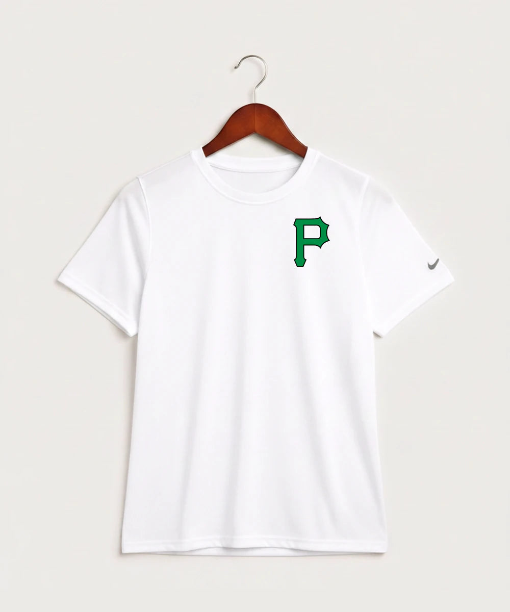 Pipestone Area High School Football (Boys) - White Nike Youth Swoosh Sleeve rLegend Tee NKDX8787