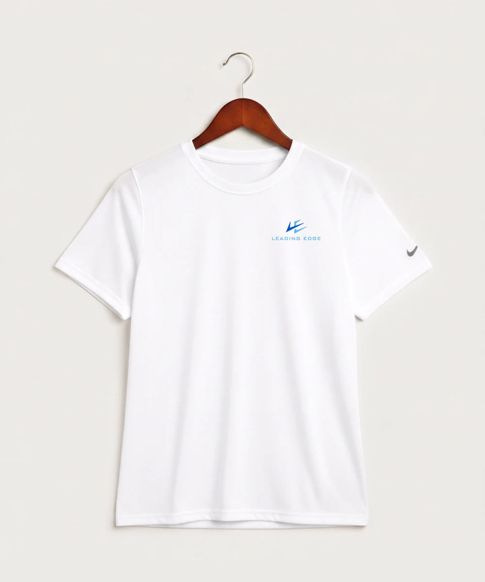Leading Edge example_store - White Nike Youth Swoosh Sleeve rLegend Tee NKDX8787