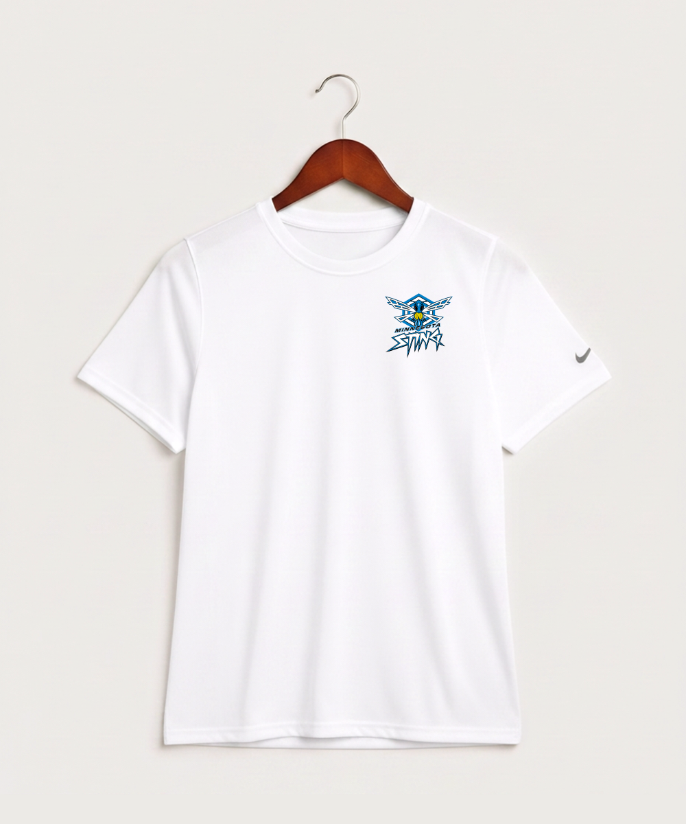 Minnesota Sting Athletics - White Nike Youth Swoosh Sleeve rLegend Tee NKDX8787