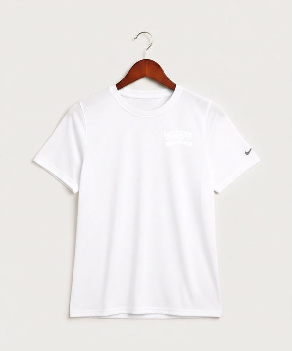 Northeast Range High School Volleyball (Girls) - White Nike Youth Swoosh Sleeve rLegend Tee NKDX8787