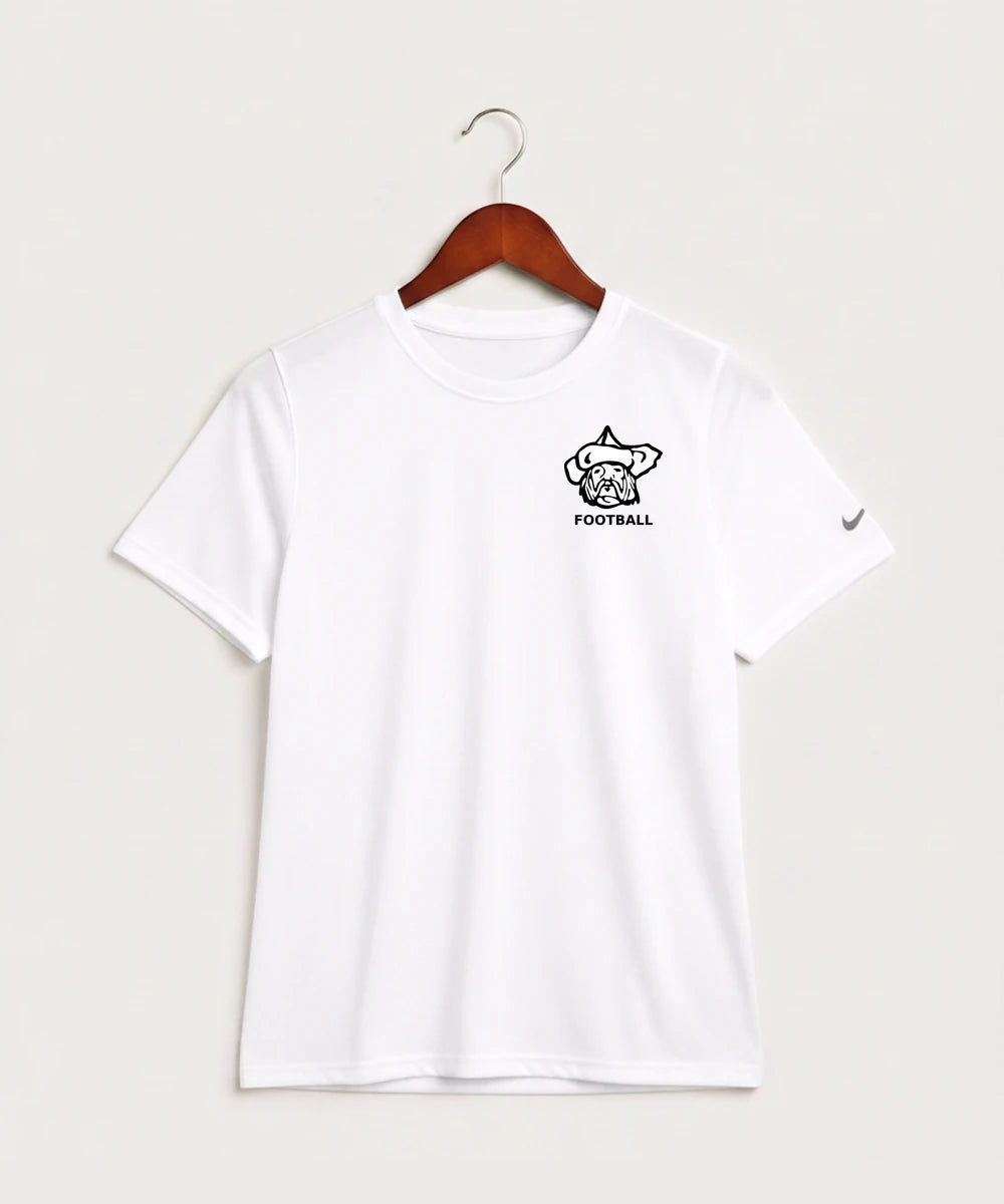 Polo HS Football general - White Nike Youth Swoosh Sleeve rLegend Tee NKDX8787
