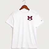 Moline Cheer general - White Nike Youth Swoosh Sleeve rLegend Tee NKDX8787