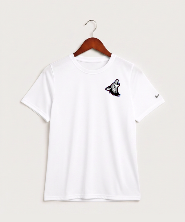 Heron Lake-Okabena High School Football (Boys) - White Nike Youth Swoosh Sleeve rLegend Tee NKDX8787