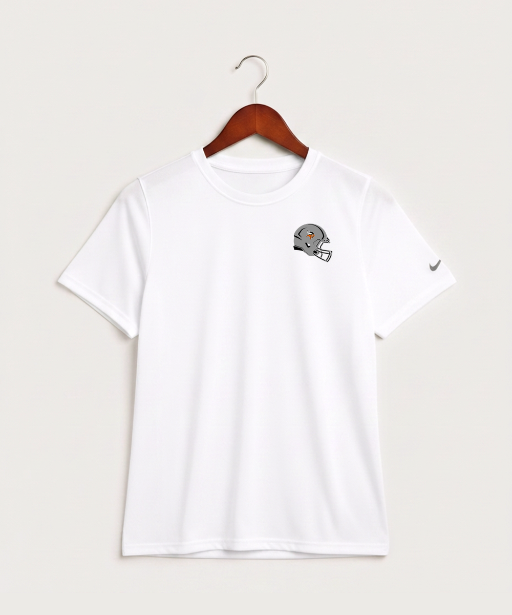Littlefork Big Falls High School Football (Boys) - White Nike Youth Swoosh Sleeve rLegend Tee NKDX8787