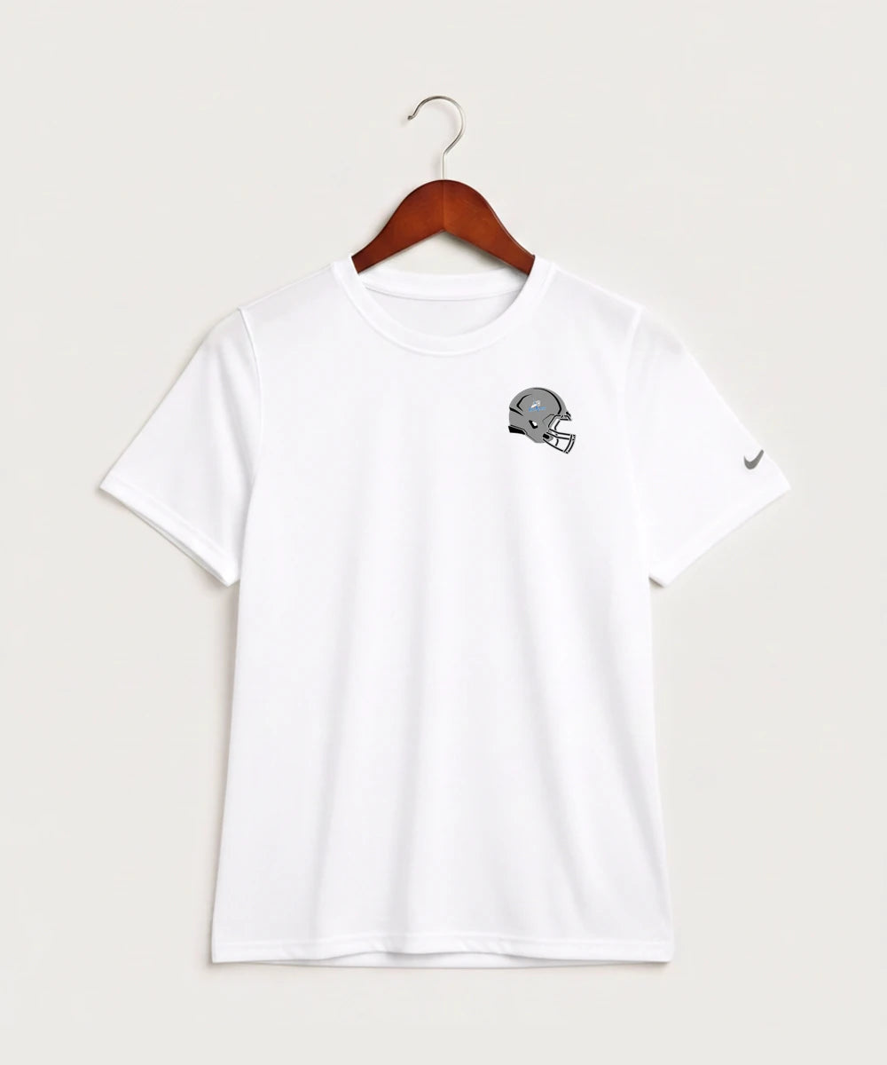 Long Prairie Grey Eagle High School Football (Boys) - White Nike Youth Swoosh Sleeve rLegend Tee NKDX8787