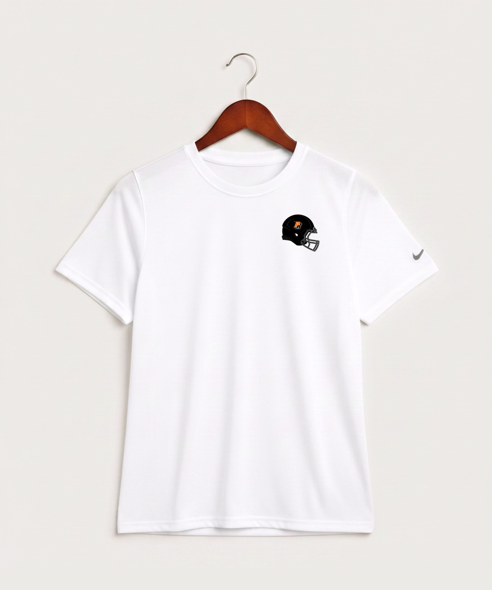Park Rapids Area High School Football (Boys) - White Nike Youth Swoosh Sleeve rLegend Tee NKDX8787