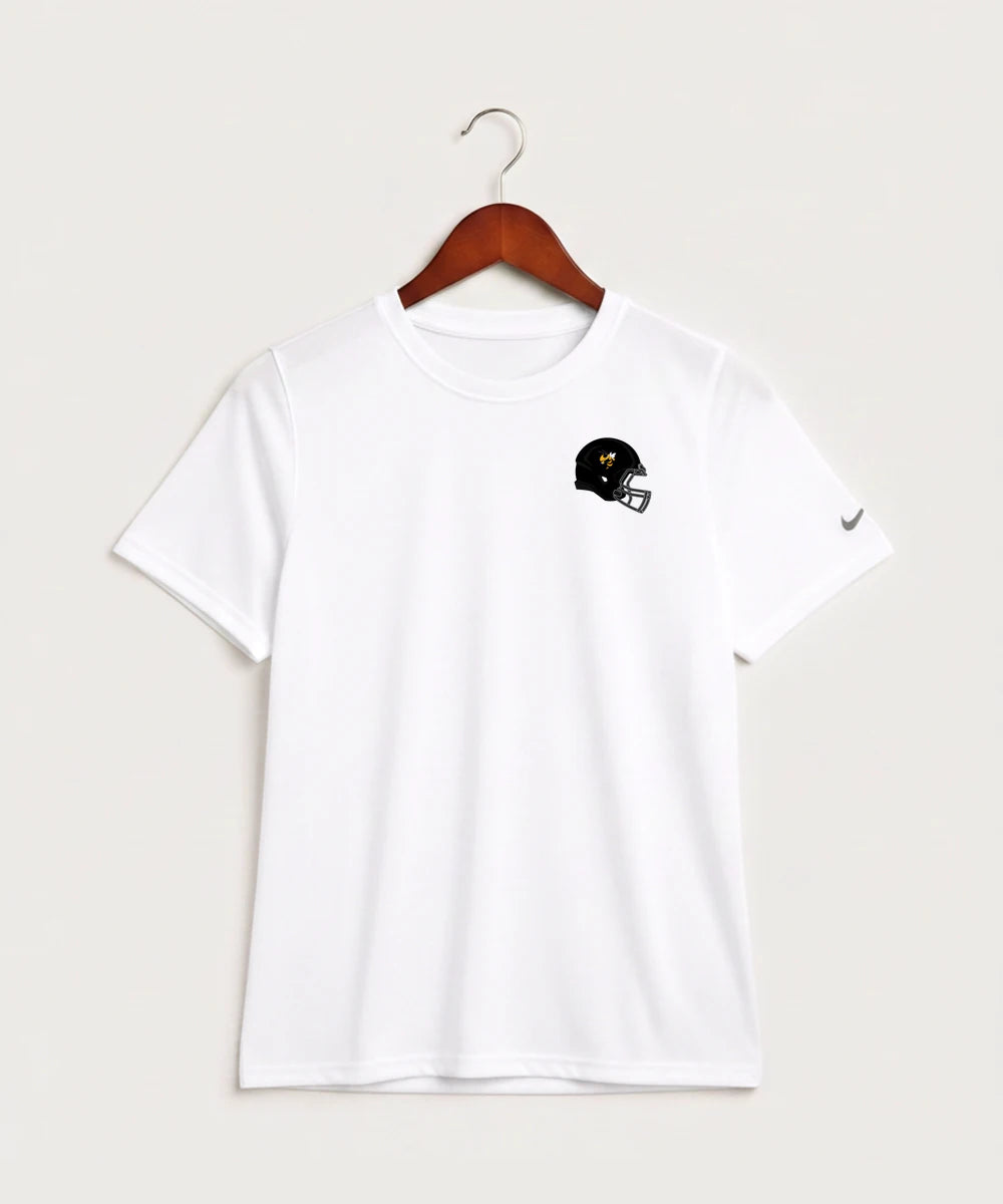Perham High School Football (Boys) - White Nike Youth Swoosh Sleeve rLegend Tee NKDX8787