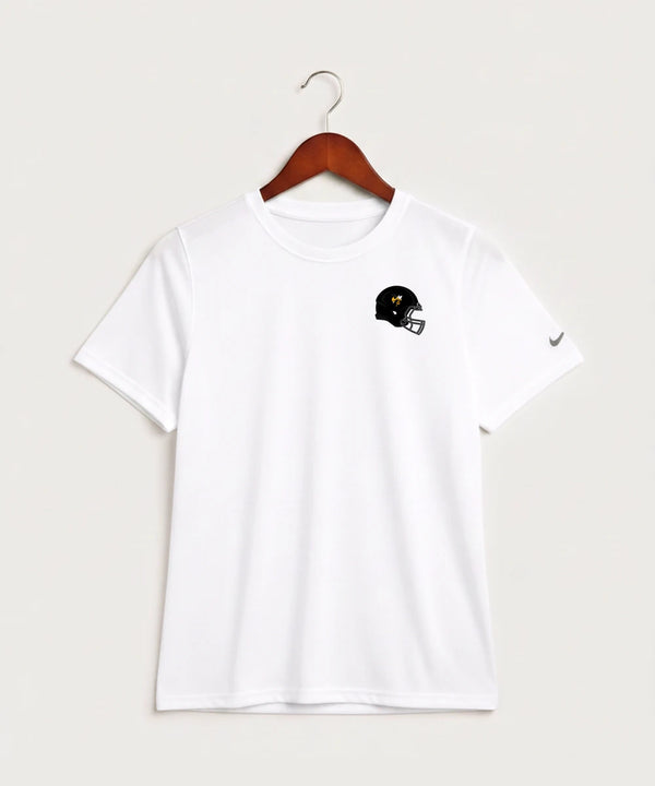 Perham High School Football (Boys) - White Nike Youth Swoosh Sleeve rLegend Tee NKDX8787