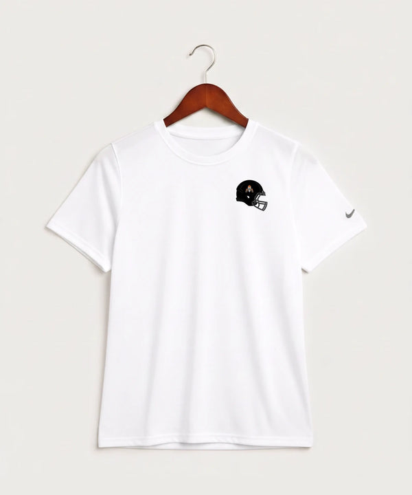 Pine River Backus High School Football (Boys) - White Nike Youth Swoosh Sleeve rLegend Tee NKDX8787