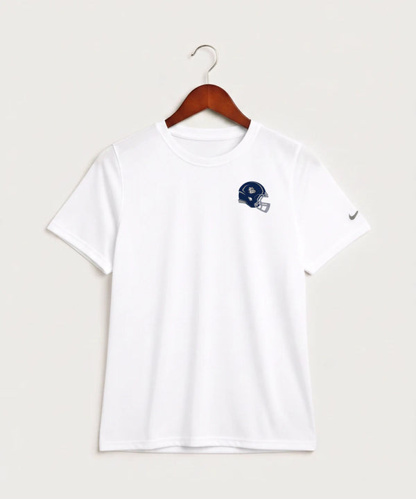 Sargent County High School Football (Boys) - White Nike Youth Swoosh Sleeve rLegend Tee NKDX8787
