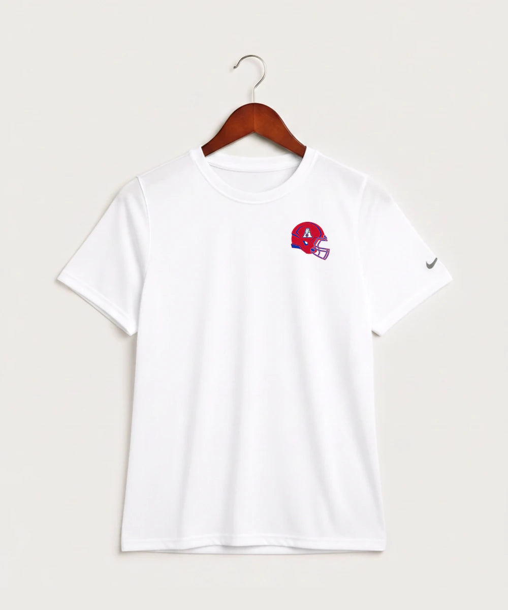 Apollo High School Football (Boys) - White Nike Youth Swoosh Sleeve rLegend Tee NKDX8787
