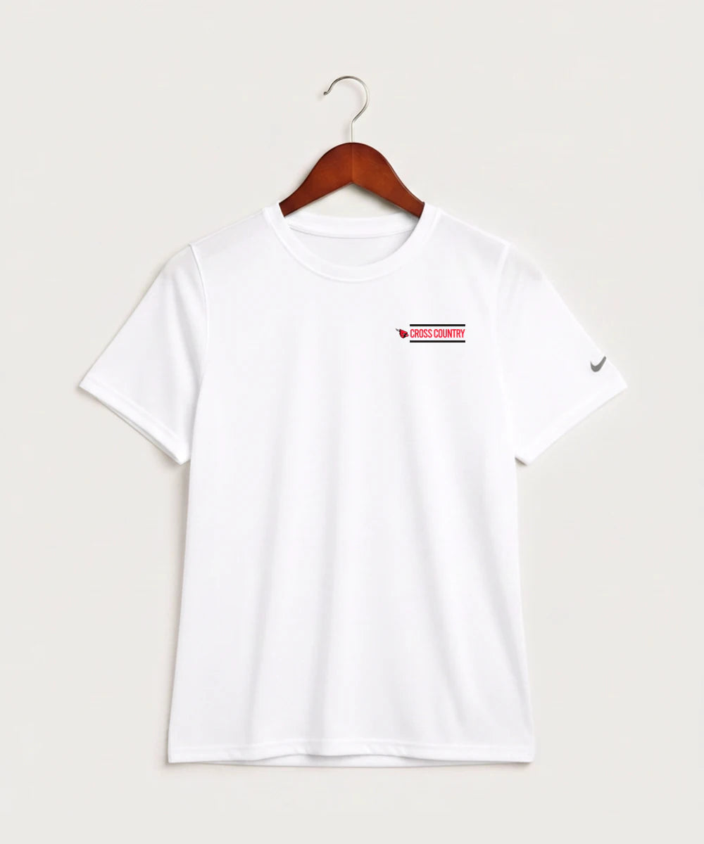 Forreston Cross Country - White Nike Youth Swoosh Sleeve rLegend Tee NKDX8787