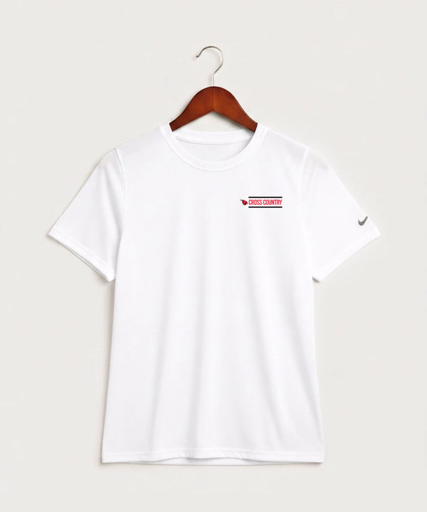 Forreston Cross Country - White Nike Youth Swoosh Sleeve rLegend Tee NKDX8787