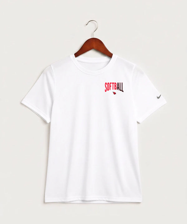 Forreston Softball - White Nike Youth Swoosh Sleeve rLegend Tee NKDX8787