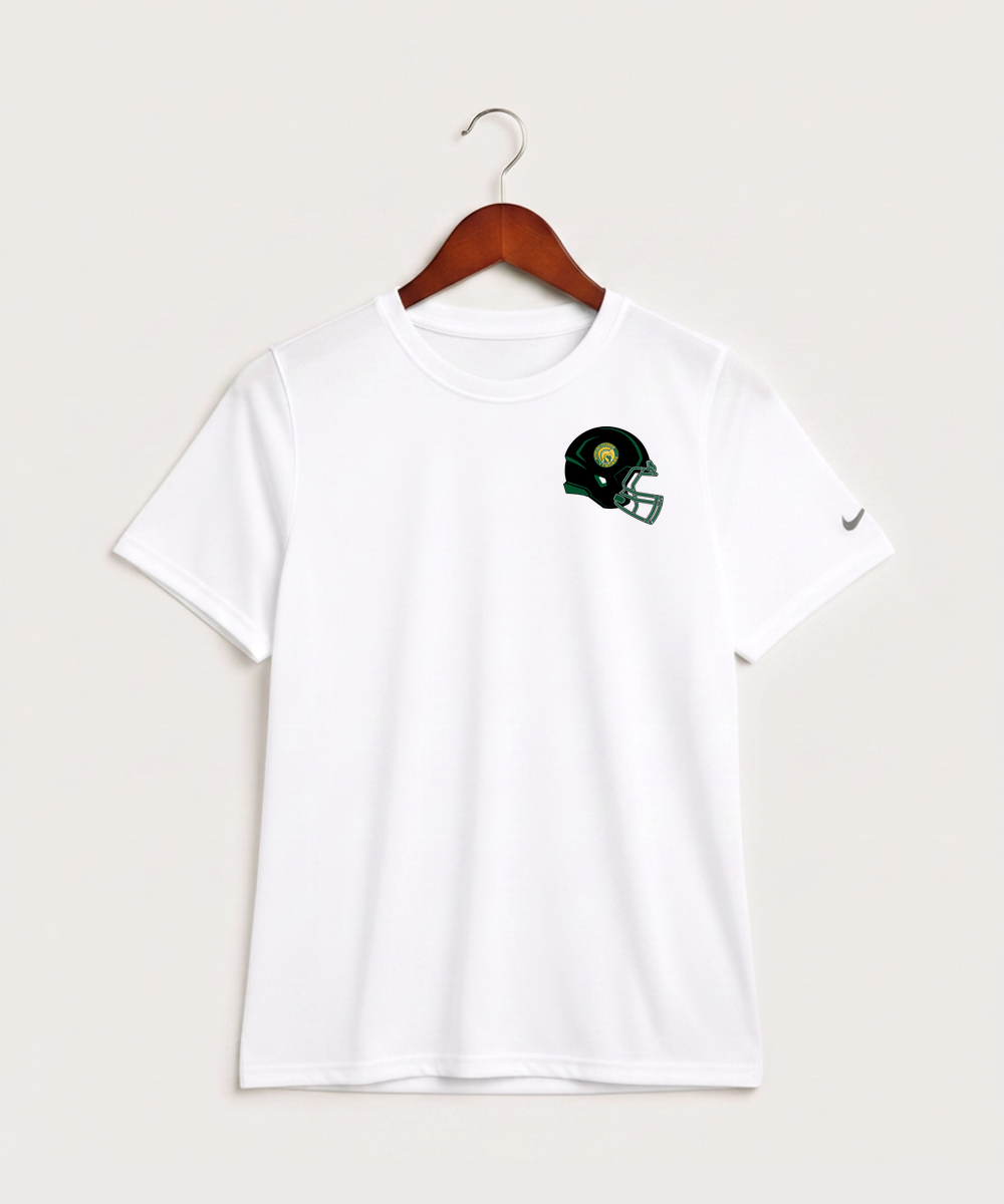 Rushford Peterson High School Football (Boys) - White Nike Youth Swoosh Sleeve rLegend Tee NKDX8787