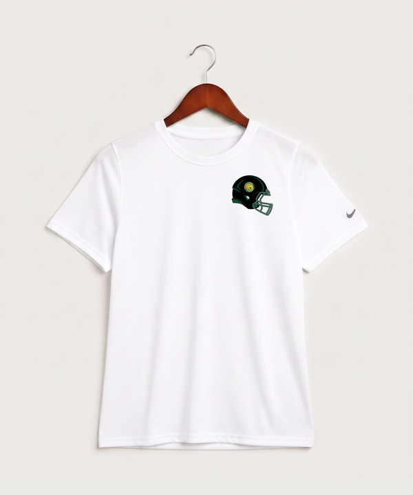 Rushford Peterson High School Football (Boys) - White Nike Youth Swoosh Sleeve rLegend Tee NKDX8787