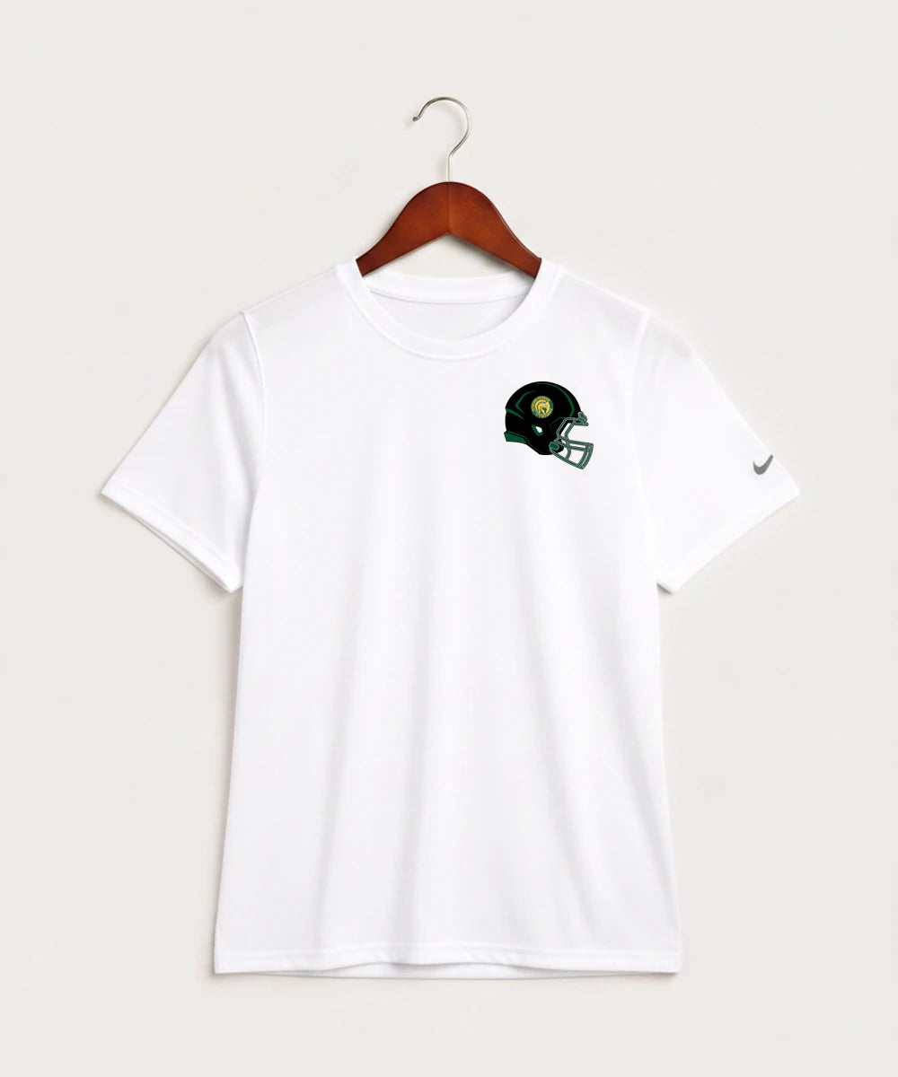 Rushford Peterson High School Football (Boys) - White Nike Youth Swoosh Sleeve rLegend Tee NKDX8787