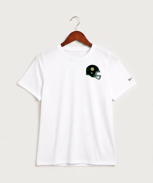 Rushford Peterson High School Football (Boys) - White Nike Youth Swoosh Sleeve rLegend Tee NKDX8787