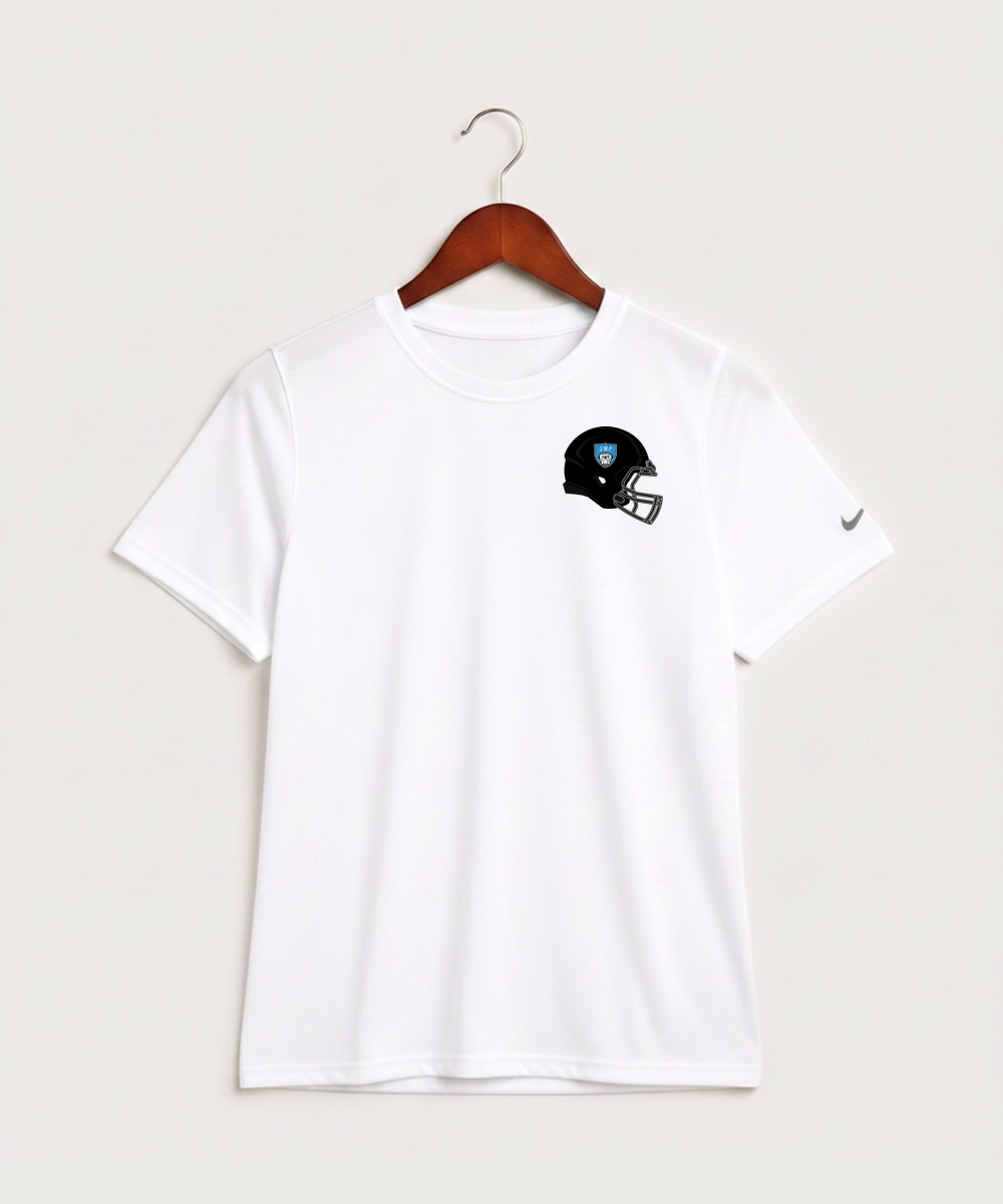 Janesville Waldorf Pemberton Football (Boys) - White Nike Youth Swoosh Sleeve rLegend Tee NKDX8787