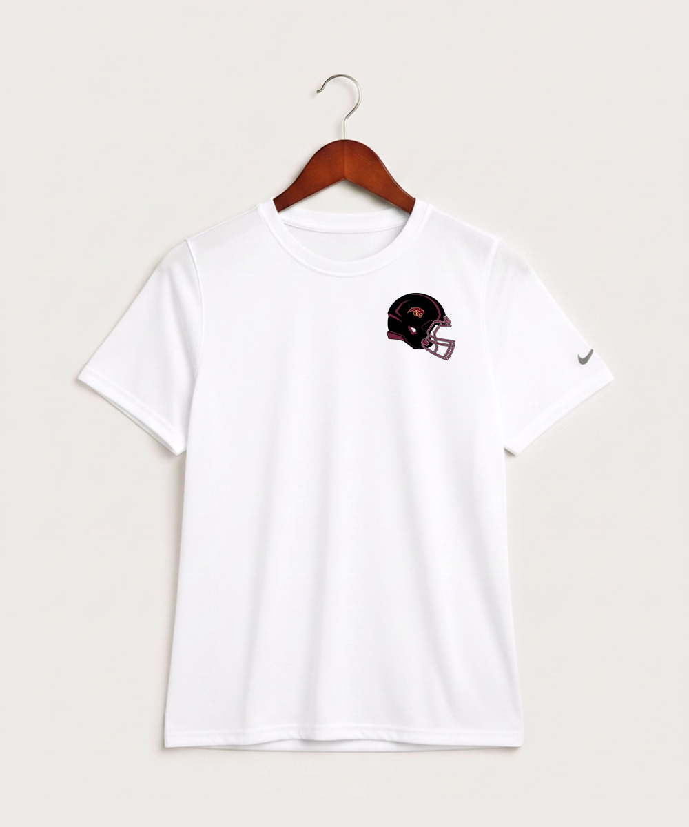 Pine Island High School Football (Boys) - White Nike Youth Swoosh Sleeve rLegend Tee NKDX8787
