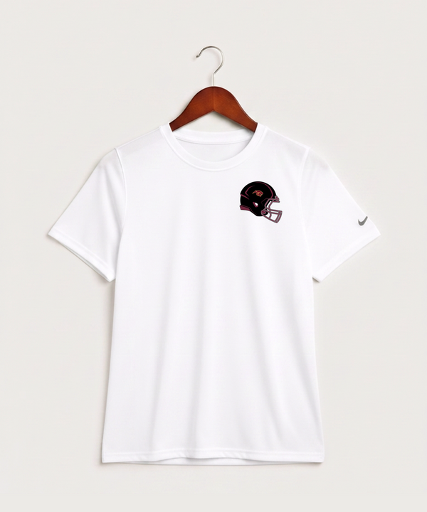Pine Island High School Football (Boys) - White Nike Youth Swoosh Sleeve rLegend Tee NKDX8787